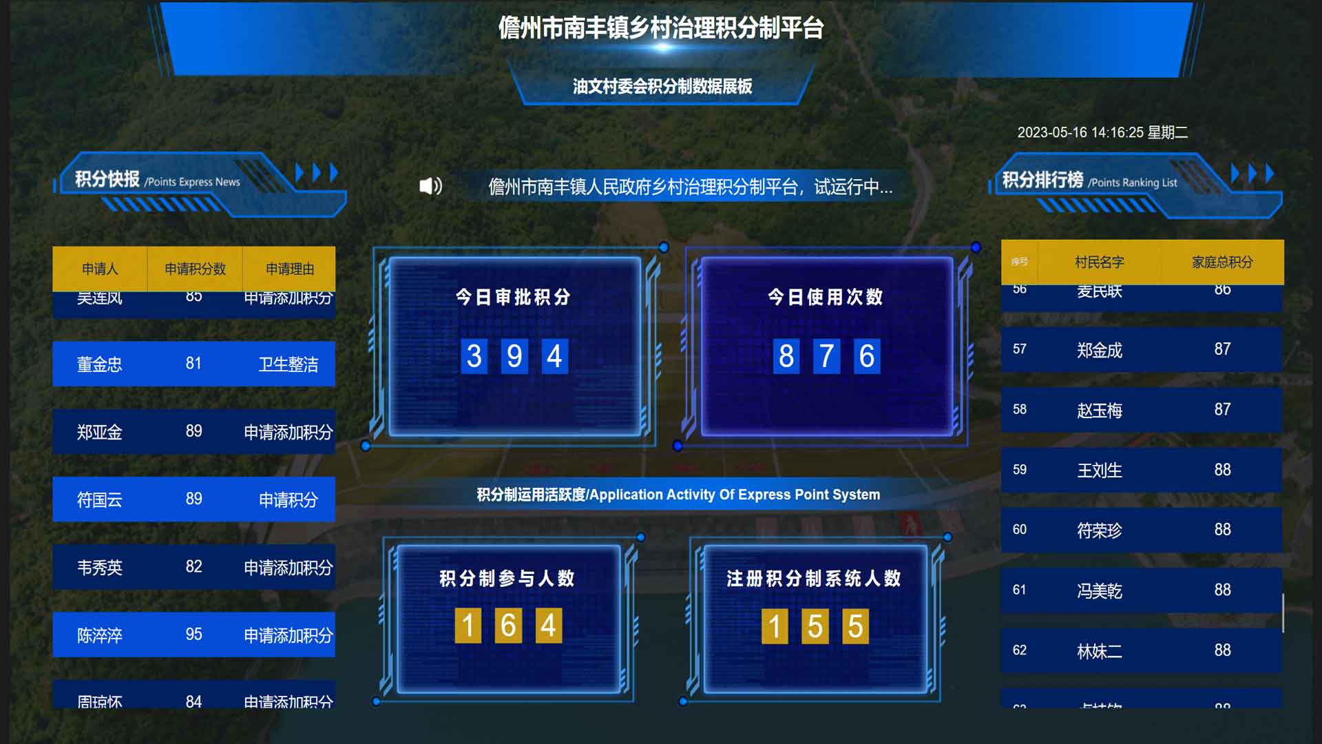 乡村治理大数据平台